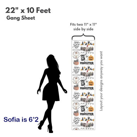 DTF Gang Sheet Upload With Your Print-Ready File