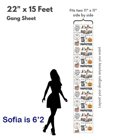 DTF Gang Sheet Upload With Your Print-Ready File