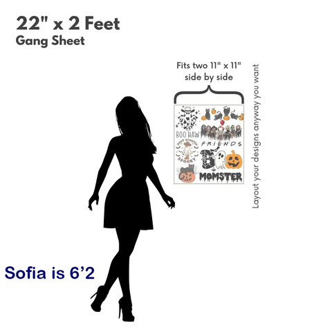 DTF Gang Sheet Upload With Your Print-Ready File