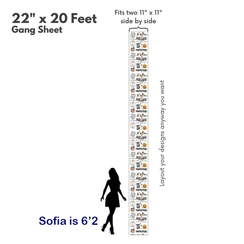 DTF Gang Sheet Upload With Your Print-Ready File
