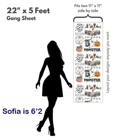 DTF Gang Sheet Upload With Your Print-Ready File
